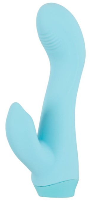 Mini rabbit vibrator, blue (13.7 cm) - Img 2