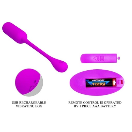 Ou Vibrant cu telecomanda EGG PRETTY LOVE – LECHIES - Img 3