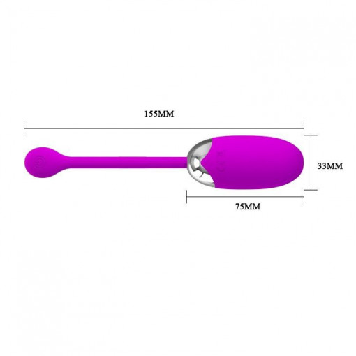 Ou vibrator cu 12 functii de vibratie PRETTY LOVE BROOK - Img 2