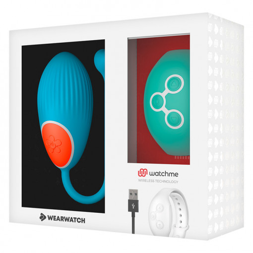 Ou vibrator Inteligent Wearwatch - Watchme technology remote control egg blue / aquamarine - Img 4