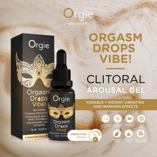 Picaturi de clitoris Orgasm Drops Vibe! 15ml - Img 3