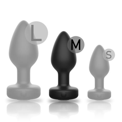 Plug Anal cu vibratii cu telecomanda Ibiza Plug Silicone marime M