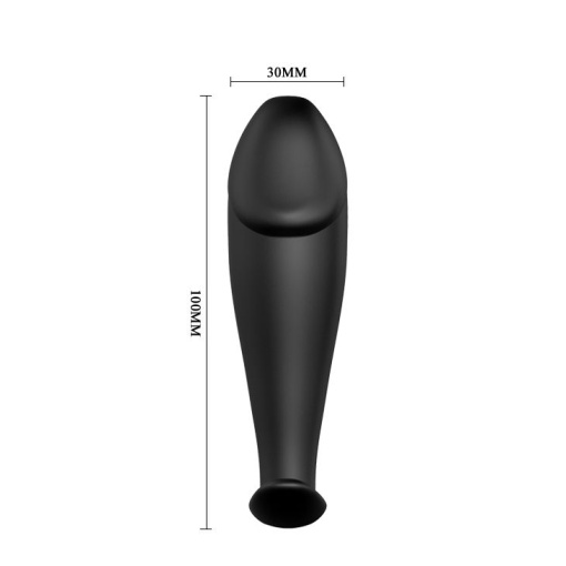 Plug anal din silicon cu 12 moduri de vibratii Pretty Love anal stimulation plug 10cm - Img 3