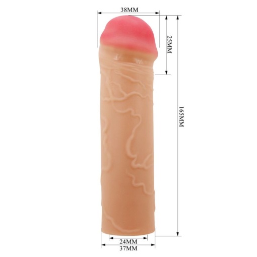 Prelungitor penis Pretty Love Nile + 2.5cm - Img 3