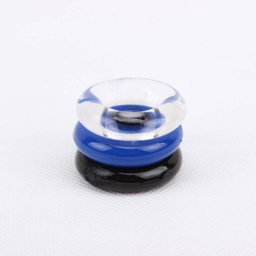 Set 3 inele de culori diferite X-Basic Donut Rings-3 pack - Img 3