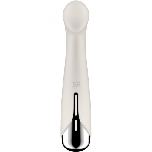 Stimulator vibrator rotativ pentru punct G Satisfyer Spinning G-Spot 1 Beige