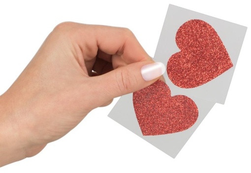 TITTY STICKER HEART - Img 2