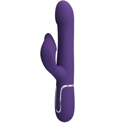 Vibator multifunctional Pretty Love - Zalin Rabbit Vibrator Pearls 4 in 1 (Purple) - Img 5