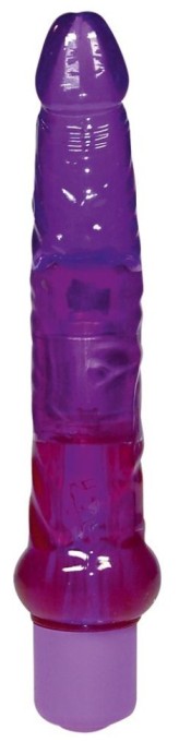 Vibrator anal flexibil 7 moduri de vibrație Jelly Anal, purple (17,5 cm) - Img 2