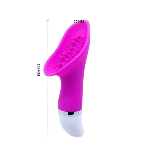 Vibrator clitoris din silicon Pretty Love Claude 16cm - Img 8