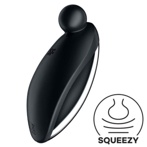 Vibrator Compact Satisfyer Spot On 2 -pentru Stimularea Clitoridiană culoare Negru - Img 5