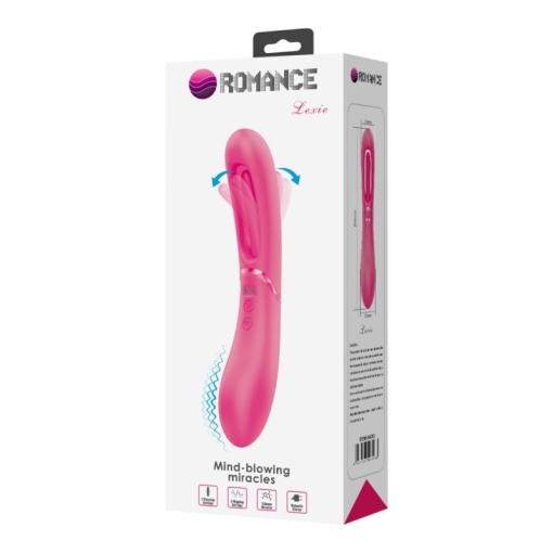 Vibrator cu miscari de fluturare Romance Lexie Pink - Img 2