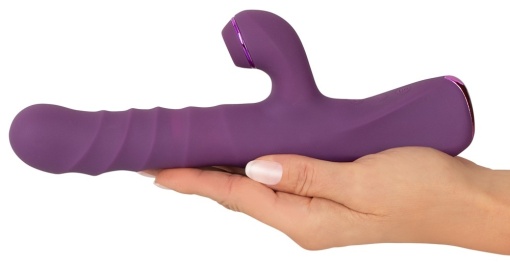Vibrator cu stimulare clitoris si punct G cu miscare sus in jos Javida 10 moduri de vibratii - Img 3