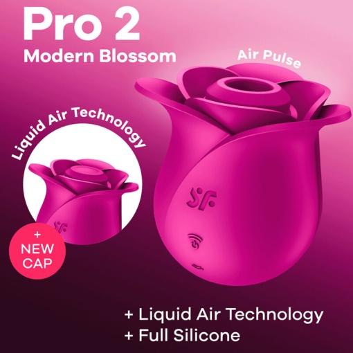 Vibrator cu unde de presiune Satisfyer Pro 2 Modern Blossom - Img 2
