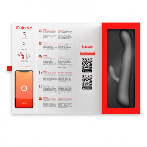 Vibrator cu vibrații și rotatii ONINDER - OSLO negru - Img 6