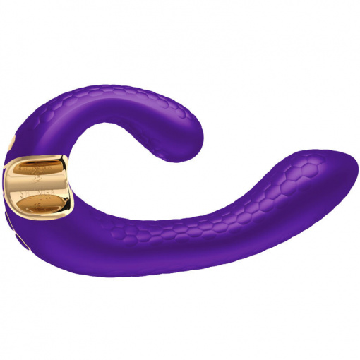 Vibrator de lux stimulator dublu SHUNGA - MIYO INTIMATE Violet