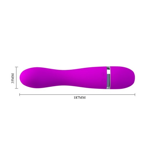 Vibrator din silicon Pretty Love Cvelyn 18cm - Img 4