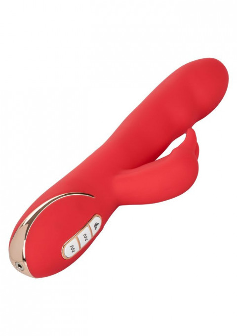 Vibrator iepuras Heated Silicone Ultra-Soft Rabbit (21,5 cm) - Img 5