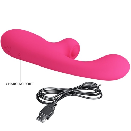 Vibrator iepuras multifunctional Pretty Love - Skylar Pink - Img 6