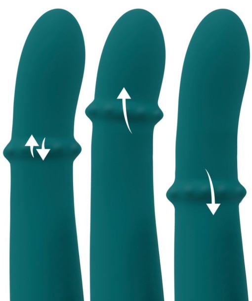 Vibrator iepure cu inel de masaj Thumping Rabbit Vibrator with Moving Ring (27.7cm) - Img 3