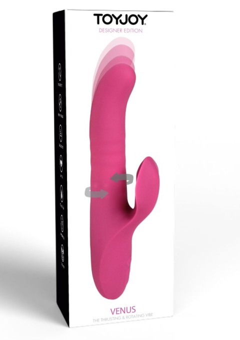 Vibrator impingere si rotatie, Venus Thrusting-Rotating Vibe (31cm) - Img 4