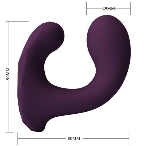 Vibrator inteligent cu stimulare dubla punct G si clitoris pentru cupluri Pretty Love Billy - Img 6