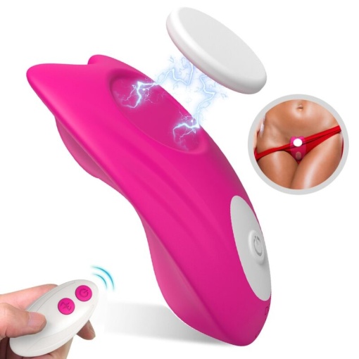 Vibrator purtabil cu chiloți, stimulare punct G, telecomandă ARMONY - BUTTERFLY - Img 3