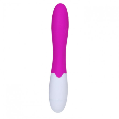 Vibrator rabbit cu dubla stimulare, din silicon Vibrator Pretty Love Snappy 19.5cm - Img 4
