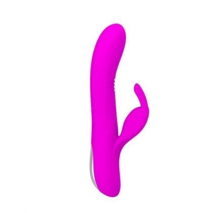 Vibrator rabbit de lux din silicon Pretty Love Dylan Purple 21cm - Img 4