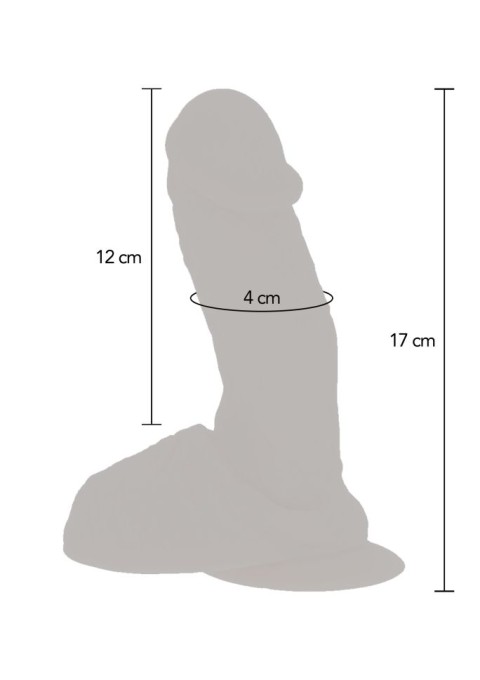 Vibrator realistic din colectia Get Real cu 6 moduri de vibratii Vibrating Dildo (17 cm ) - Img 2