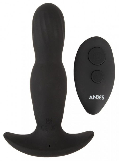 Vibro-butt plug gonflabil cu 10 moduri de vibratie RC Inflatable Massager (14,6 cm) - Img 2