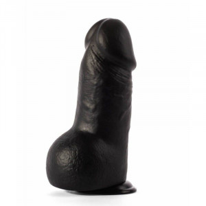 Dildo de inalta calitate in forma de penis X-Men Simon 9.9" Cock Black (25.1cm x 8cm)