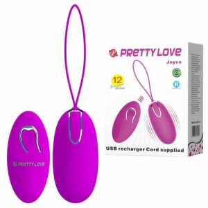 Ou vibrator cu telecomanda wireless Pretty Love Joyce (7.8 x 3.7cm)