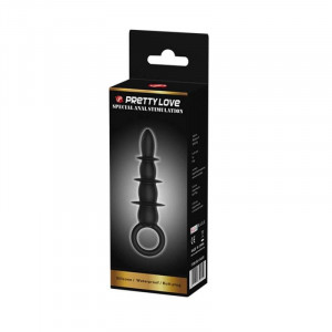 Plug anal din silicon cu 4 margele Pretty Love Special Anal Stimulator