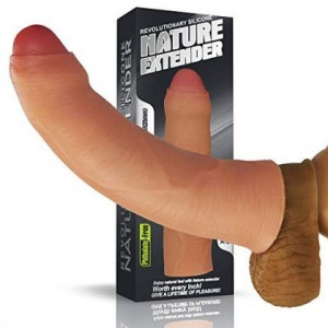 Prelungitor penis Revolutionary Silicone Nature Extender-Uncircumcised 16.25cm