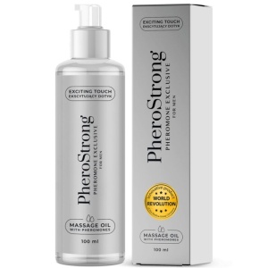 Ulei de masaj pentru bărbați cu feromoni Pherostrong Exclusiv 100 ml