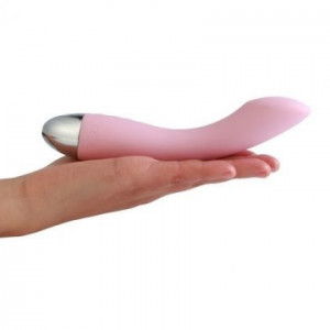 Vibrator elegant, neted, cu 6 moduri de vibratie Svakom Amy Intelligent Waterproof Pink
