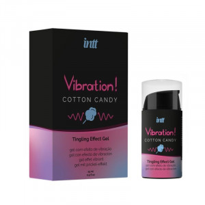 Vibrator lichid VIBRATION COTTON CANDY, 15ML