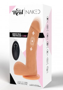 Vibrator realist Magnetic Pulse Trusting Dildo (19.5cm)
