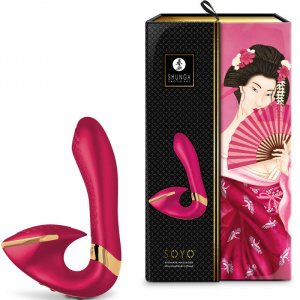 Vibrator stimulator clitoris si punct g SHUNGA - SOYO INTIMATE FUCHSIA
