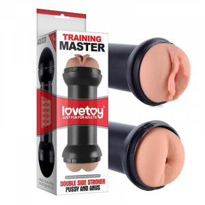 Masturbator 2 in 1 Traning Master Pussy and Anus Flesh 22cm