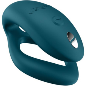Vibrator inteligent pentru cupluri WE-VIBE - SYNC O verde cu telecomanda