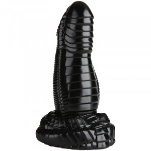 Dildo flexibil de inalta calitate, cu forma unica X-Men 8.3" Super Sized Dildo PVC Black (21cm)