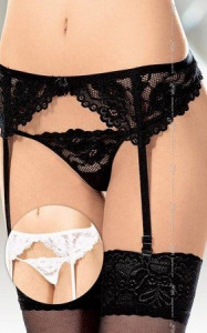 Garterbelt 3309 white - S/M