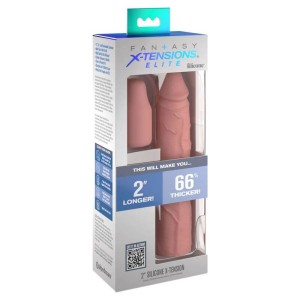 Manson elastic din silicon moale pentru penis 2" Silicone X-tension (20.3 cm)