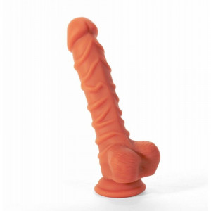 Dildo de înaltă calitate X-MEN 8.5" Dildo Colours Pleasure Flesh 20cm (inserabil 16cm)