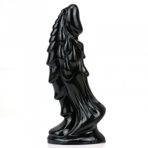 DILDO DRAGON POWER, BLACK (19CM)