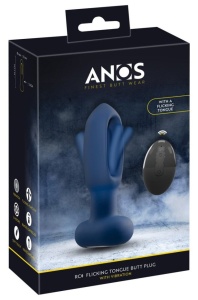 Plug Anal cu vibratii RC Flicking Tongue Butt Plug