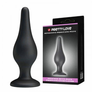 Plug anal din silicon Pretty Love Sensitive plug 14cm