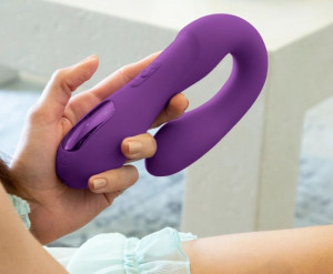 Vibrator dublu pliabil Reflexx Rabbit 1 (16,9 cm) - cu incalzire